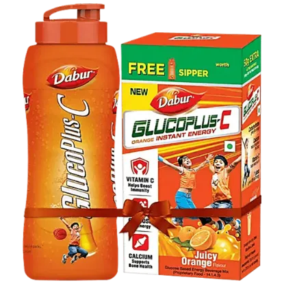 Dabur GlucoPlus-C Orange with Free Sipper - 1kg యొక్క చిత్రం