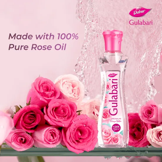 Dabur Gulabari Premium Rose Water - 400ml యొక్క చిత్రం
