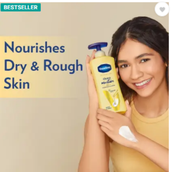 వాసెలిన్ ఇంటెన్సివ్ కేర్ డీప్ నూరిషింగ్ బాడీ లోషన్ మాయిశ్చర్ ఫర్ డ్రై స్కిన్స్ (400 మి.లీ) యొక్క చిత్రం