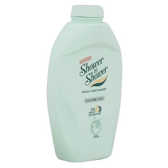 షవర్ టు షవర్ ప్రిక్లీ హీట్ పౌడర్ (2 x 150 గ్రా) యొక్క చిత్రం