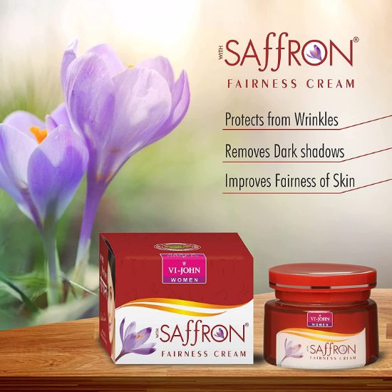 VI - జాన్ సాఫ్రాన్ అడ్వాన్స్‌డ్ ఫెయిర్‌నెస్ క్రీమ్ (50గ్రా) యొక్క చిత్రం