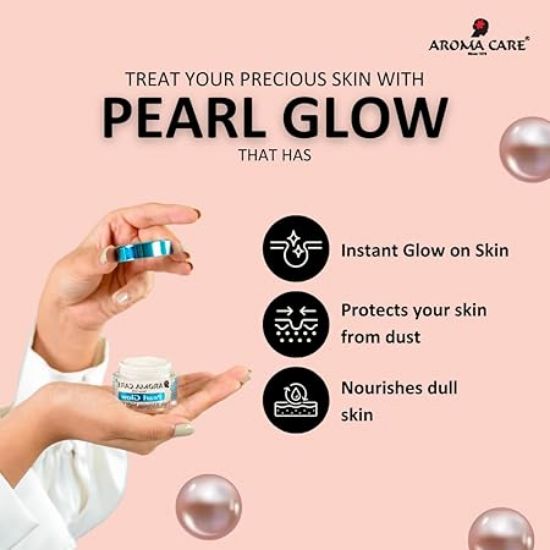 అరోమాకేర్ పర్ల్ గ్లో నైట్ క్రీమ్ I పెర్ల్‌గ్లో నైట్ క్రీమ్ 15Gm యొక్క చిత్రం