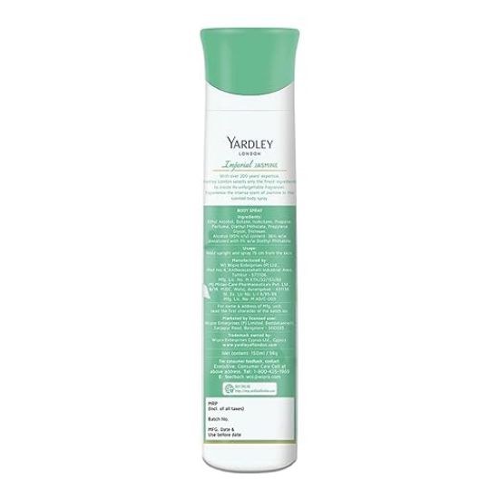 యార్డ్లీ లండన్ ఇంపీరియల్ జాస్మిన్ పెర్ఫ్యూమ్డ్ డియో ఫర్ ఉమెన్, 150 మి.లీ. యొక్క చిత్రం