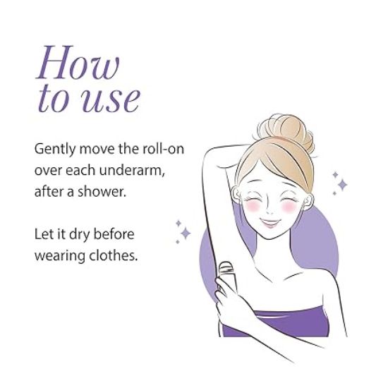 యార్డ్లీ లండన్ ఇంగ్లీష్ లావెండర్ యాంటీ పెర్స్పిరెంట్ డియోడరెంట్ రోల్ ఆన్ వుమెన్, ఫ్లోరల్, 50ml యొక్క చిత్రం