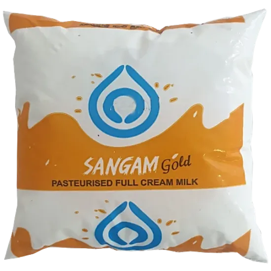సంగం గోల్డ్ పాశ్చరైజ్డ్ ఫుల్ క్రీమ్ మిల్క్, 500 మి.లీ. యొక్క చిత్రం