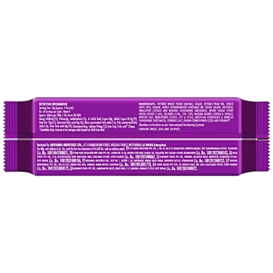 బ్రిటానియా టైగర్ క్రంచ్ చాకోచిప్స్ బిస్కెట్లు, 63 గ్రా యొక్క చిత్రం