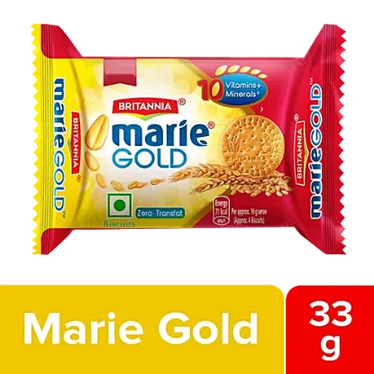 బ్రిటానియా మేరీ గోల్డ్ బిస్కెట్లు, 33 గ్రా. యొక్క చిత్రం