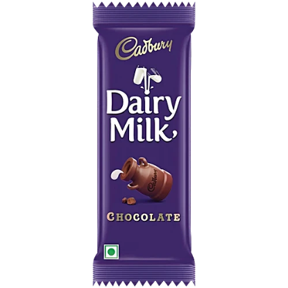 క్యాడ్‌బరీ డైరీ మిల్క్ చాక్లెట్ బార్, 21 గ్రా యొక్క చిత్రం