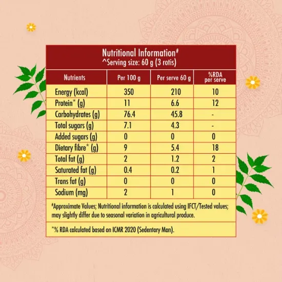 అన్నపూర్ణ చక్కి హోల్ వీట్ అట్టా/ 100% హోల్ వీట్, నో మైదా యొక్క చిత్రం