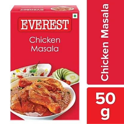 ఎవరెస్ట్ చికెన్ మసాలా, 50 గ్రా కార్టన్ యొక్క చిత్రం