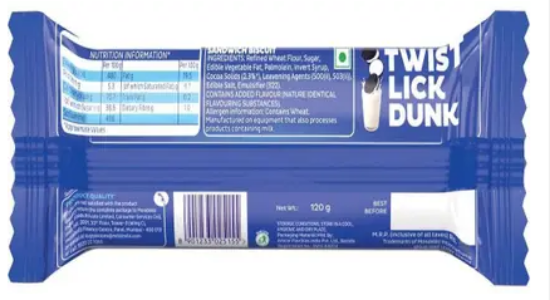 క్యాడ్‌బరీ ఓరియో ఒరిజినల్ వెనిల్లా క్రీమ్ బిస్కెట్లు యొక్క చిత్రం