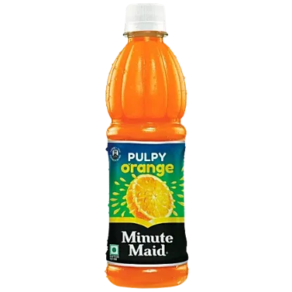 మినిట్ మెయిడ్ మినిట్ మెయిడ్ పల్పీ ఆరెంజ్ జ్యూస్ - రెడీ-టు-సర్వ్ ఫ్రూట్ డ్రింక్, 200మి.లీ. పిఇటి బాటిల్ యొక్క చిత్రం