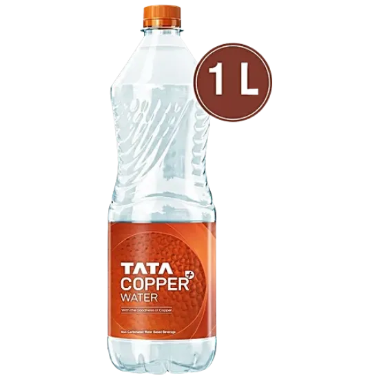 టాటా కాపర్+ వాటర్, విత్ గుడ్‌నెస్ ఆఫ్ కాపర్, 1 లీటర్ బాటిల్ యొక్క చిత్రం