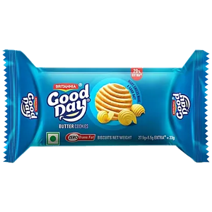 బ్రిటానియా గుడ్ డే బటర్ కుకీస్, 27.5 గ్రా యొక్క చిత్రం