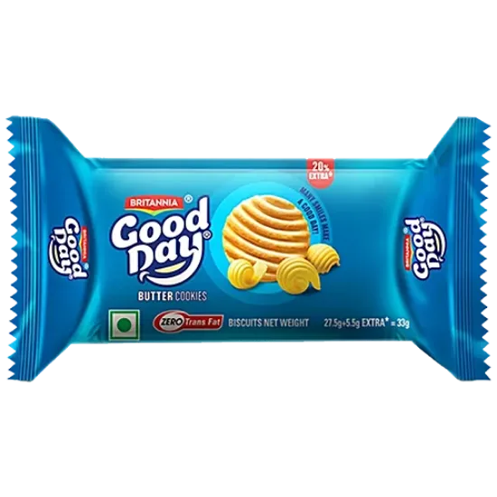 బ్రిటానియా గుడ్ డే బటర్ కుకీస్, 27.5 గ్రా యొక్క చిత్రం