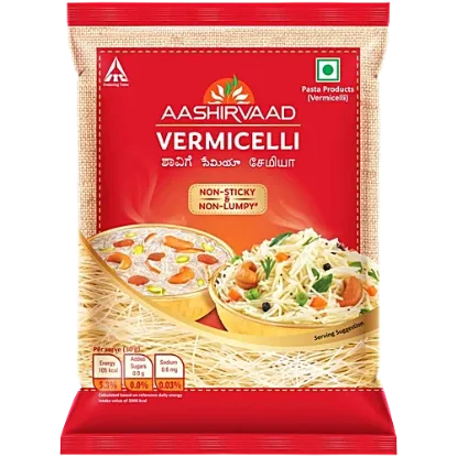 ఆశీర్వాద వెర్మిసెల్లి, గోధుమలతో తయారు చేయబడింది, మైదా లేదు, 400 గ్రా యొక్క చిత్రం