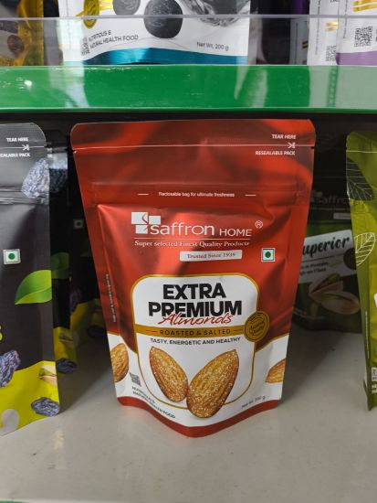 అదనపు ప్రీమియు బాదం కాల్చిన & ఉప్పు-200gms యొక్క చిత్రం