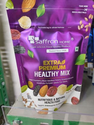 కుంకుమపువ్వు అదనపు ప్రీమియం మిక్స్‌డ్ నట్స్ – 200గ్రా | రుచికరమైన & ఆరోగ్యకరమైన మిక్స్‌డ్ నట్స్ యొక్క చిత్రం