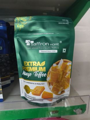 కుంకుమపువ్వు హోమ్ ఎక్స్‌ట్రా ప్రీమియం మ్యాంగో టోఫీ -200gms యొక్క చిత్రం