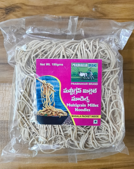ప్రభాకర్ బ్రాండ్ ముటిగ్రెయిన్ మిల్లెట్ నూడుల్స్ యొక్క చిత్రం