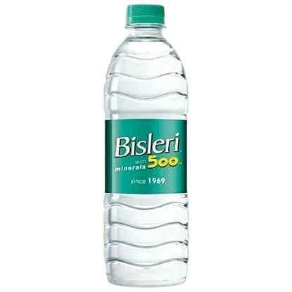 బిస్లరీ ప్యాకేజ్డ్ డ్రింకింగ్ వాటర్ - అదనపు ఖనిజాలతో, 500 మి.లీ. బాటిల్ యొక్క చిత్రం