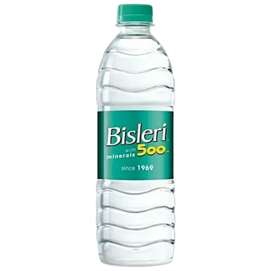 బిస్లరీ ప్యాకేజ్డ్ డ్రింకింగ్ వాటర్ - అదనపు ఖనిజాలతో, 500 మి.లీ. బాటిల్ యొక్క చిత్రం