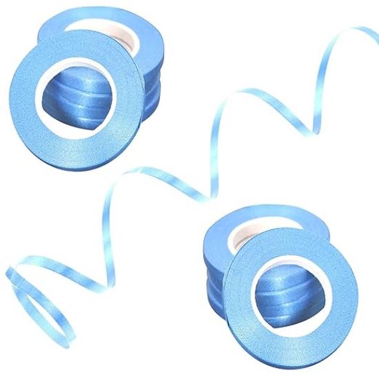 బెలూన్స్ పార్టీ డెకరేషన్ కోసం జియోజిక్ కర్లింగ్ రిబ్బన్లు 5 మీటర్ల బంగారం క్రింప్డ్ కర్లింగ్ రిబ్బన్ షైనీ బెలూన్ స్ట్రింగ్ రోల్ గిఫ్ట్ చుట్టే రిబ్బన్ -(గోల్డ్) యొక్క చిత్రం