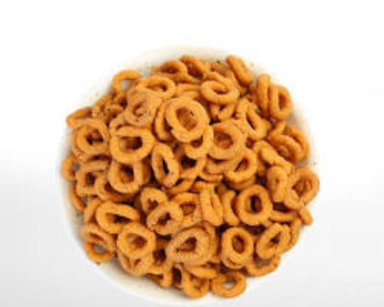 క్రిస్పీ & స్పైసీ మసాలా చెకోడి – సాంప్రదాయ దక్షిణ భారత రింగ్ మురుక్కు స్నాక్, ఇంట్లో తయారుచేసిన అసలైన రుచులు (200 గ్రాములు) యొక్క చిత్రం