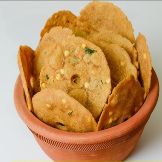 క్రిస్పీ & హెల్తీ జొన్న చెక్కలు - అసలైన ఇంట్లో తయారుచేసిన రుచితో మురుక్కు స్నాక్ (200gm) యొక్క చిత్రం