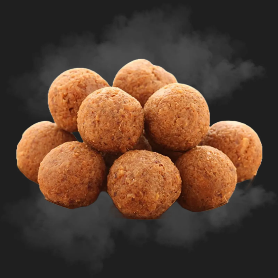 కొబ్బరి ఉండ – నెయ్యితో సాంప్రదాయ కొబ్బరి బెల్లం లడ్డూలు | ఫైబర్ & శక్తితో సమృద్ధిగా ఉండే అసలైన ఇంట్లో తయారుచేసిన స్వీట్ బాల్స్ (250 గ్రాములు) యొక్క చిత్రం