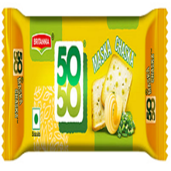 బ్రిటానియా 50, 50 మస్కా చస్కా సాల్టెడ్ బిస్కెట్లు యొక్క చిత్రం