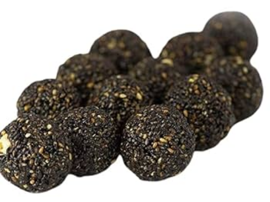 సాంప్రదాయ నలుపు నువ్వు ఉండ (200gm) - ఎముకల బలం, శక్తి & రోగనిరోధక శక్తిని పెంచడానికి బెల్లం & దేశీ నెయ్యితో కూడిన పోషకమైన నువ్వు ఉండలు యొక్క చిత్రం