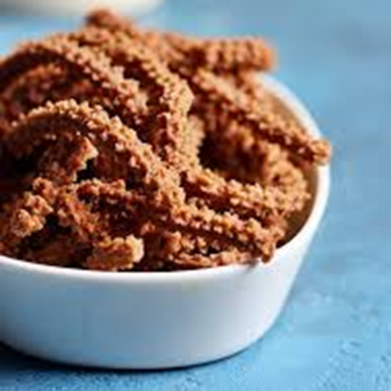 క్రిస్పీ రాగి మురుకులు – సాంప్రదాయ దక్షిణ భారతీయ మిల్లెట్ స్నాక్, అసలైన హోమ్‌మేడ్ రుచితో (200గ్రా) యొక్క చిత్రం