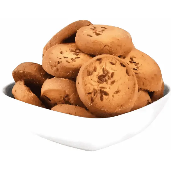 జీరా బిస్కట్ – క్రిస్పీ & రుచికరమైన జీలకర్ర కలిపిన రుచికరమైన బిస్కట్స్ (200గ్రామ్స్) ఇంట్లో తయారుచేసిన అసలైన రుచితో యొక్క చిత్రం