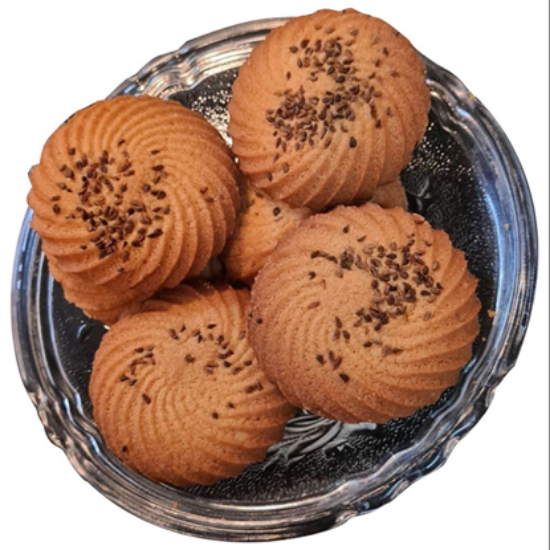 వామ్ బిస్కట్ – క్రిస్పీ & సుగంధ అజ్వైన్-ఇన్ఫ్యూజ్డ్ బిస్కెట్లు (200gm) సాంప్రదాయ ఇంట్లో తయారుచేసిన రుచితో యొక్క చిత్రం