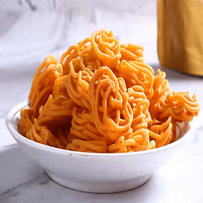 స్పెషల్ మసాలా చక్రం – కారంగా & క్రిస్పీ సౌత్ ఇండియన్ రింగ్ మురుక్కు స్నాక్ (200గ్రామ్) ఇంట్లో తయారుచేసిన అసలైన రుచితో. యొక్క చిత్రం