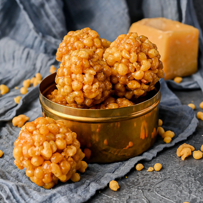 స్వీట్ & క్రంచీ బూందీ ఉండ – సాంప్రదాయ దక్షిణ భారత డిలైట్ (200gm) యొక్క చిత్రం