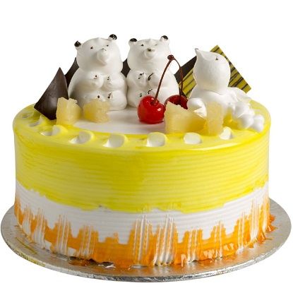 పైనాపిల్ కూల్ కేక్ 1 కేజీ యొక్క చిత్రం