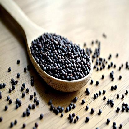 నల్ల ఆవాలు - 200 గ్రా యొక్క చిత్రం