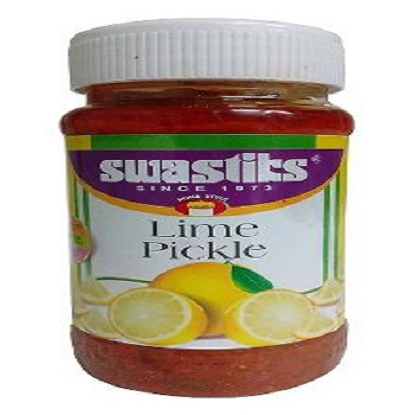 స్వస్తిక్స్ ఊరగాయ - నిమ్మ ఊరగాయ 300 గ్రా జార్ | ఇంట్లో తయారుచేసిన శైలి యొక్క చిత్రం