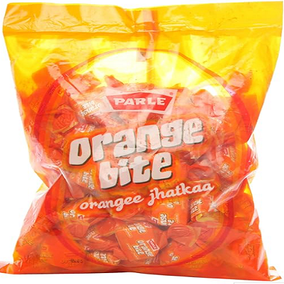 పార్లే చాక్లెట్లు - ఆరెంజ్ బైట్, 400గ్రా ప్యాక్ యొక్క చిత్రం