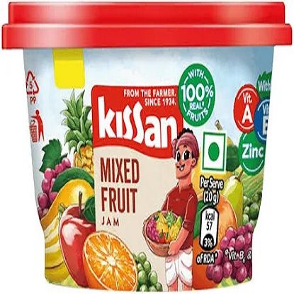 Kissan Mixed Fruit Jam in Glass Jar - Delicious యొక్క చిత్రం