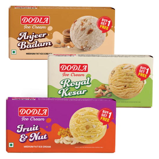 పండ్లు మరియు గింజలు ఐస్ క్రీమ్ 700ml యొక్క చిత్రం