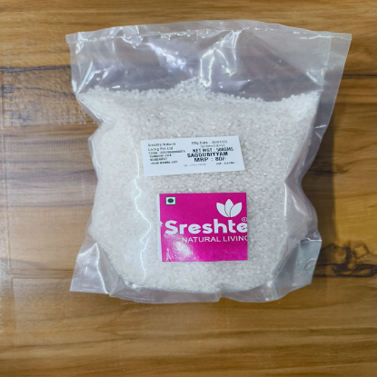 శ్రేష్ఠే సహజ జీవనం (సగ్గుబియ్యం)-500గ్రా యొక్క చిత్రం