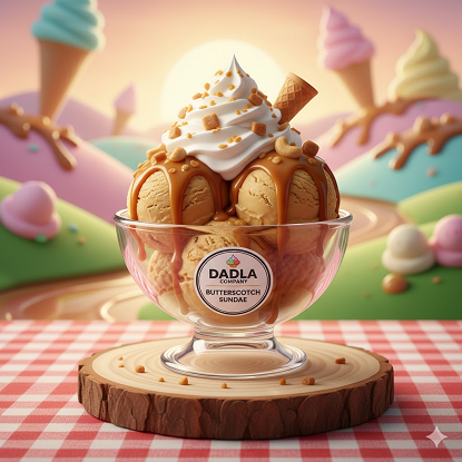 బటర్‌స్కోచ్ సండే ఐస్ క్రీమ్ యొక్క చిత్రం