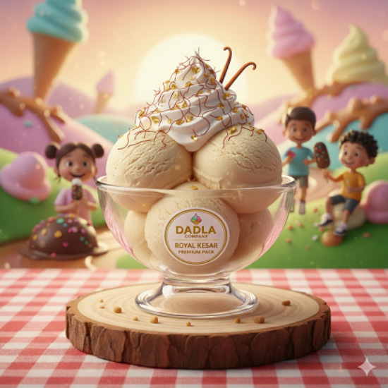 దోడ్లా రాయల్ కేసర్ ప్రీమియం ఐస్ క్రీం 500ml యొక్క చిత్రం
