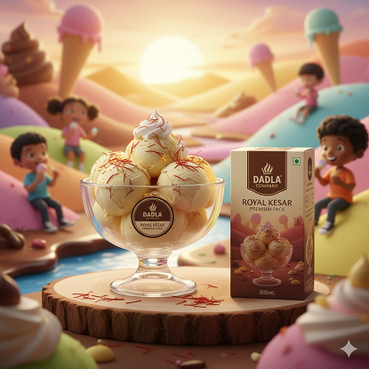 దోడ్లా రాయల్ కేసర్ ప్రీమియం ఐస్ క్రీం 500ml యొక్క చిత్రం
