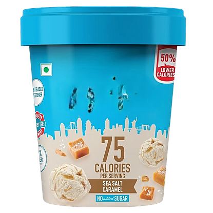 కారామెల్ అలల ఐస్ క్రీం యొక్క చిత్రం