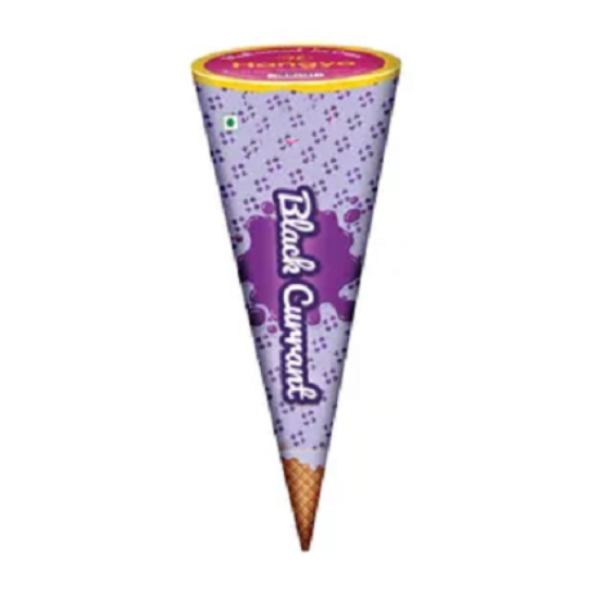 బ్లాక్ ఎండుద్రాక్ష ట్రైకోన్ ఐస్ క్రీమ్, 110 మి.లీ యొక్క చిత్రం