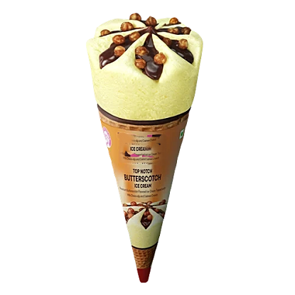 టాప్ నాచ్ బటర్‌స్కోచ్ కోన్ ఐస్ క్రీమ్, 50మి.లీ యొక్క చిత్రం